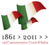 Logo 150 anni unit&agrave; d'Italia